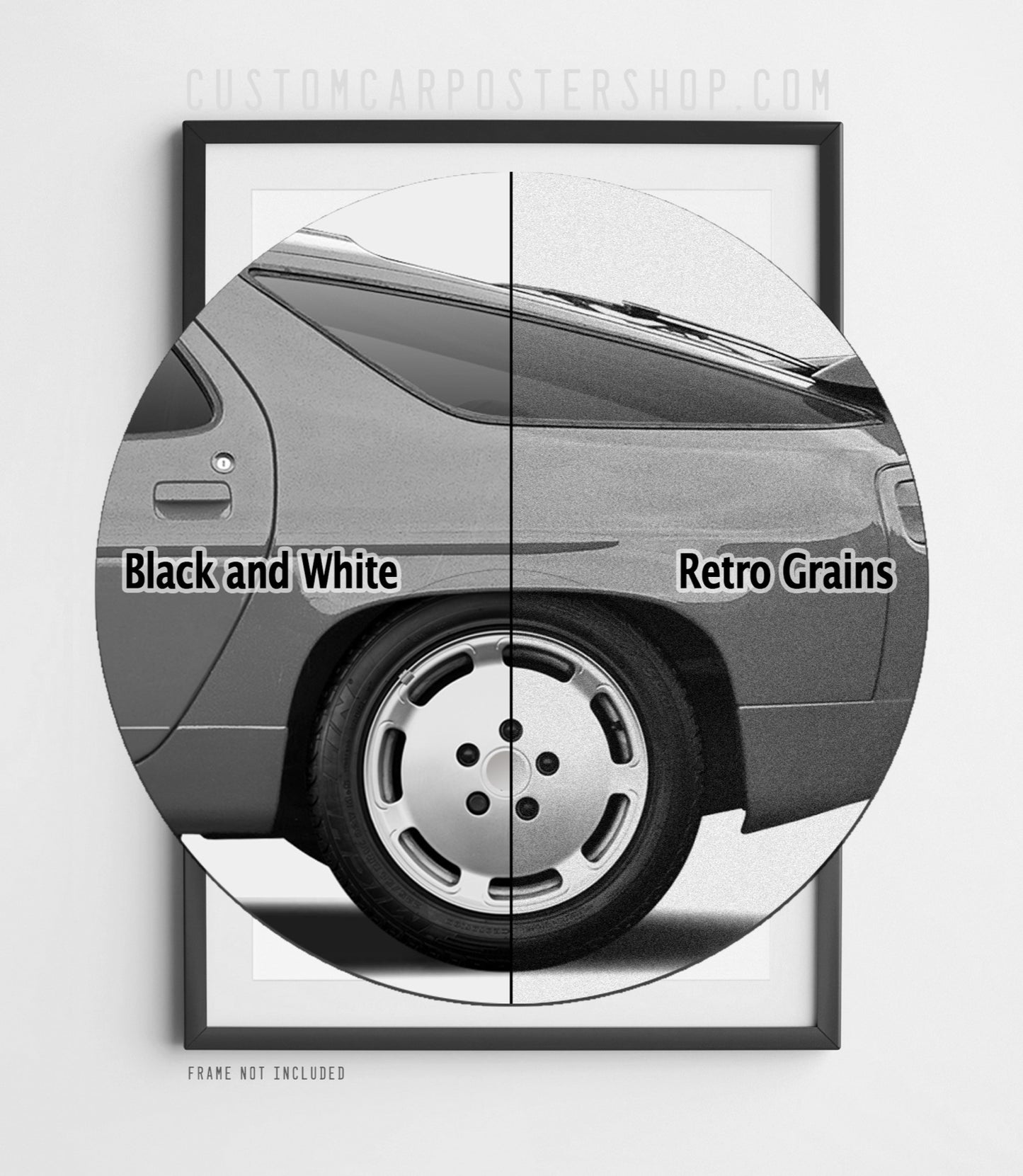 Porsche 928 S4 Retro Ad - 9 Seconds