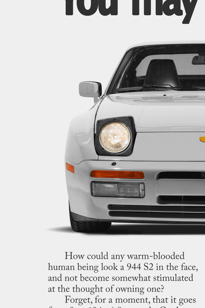 Porsche 944 S2 Vintage Ad - Check Your Pulse