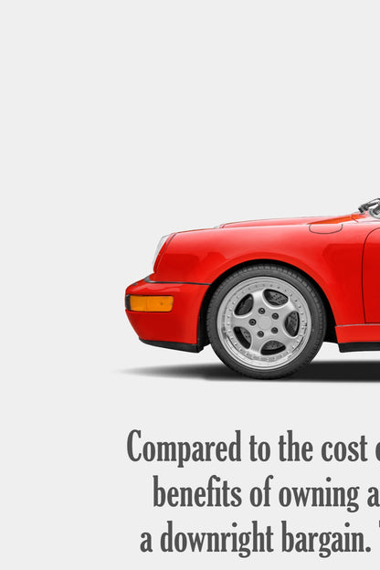 Porsche 964 Carrera Vintage Ad - Fresh Air