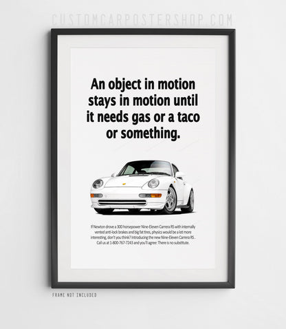 Porsche 911 (993) Carrera RS Ad - Object in Motion