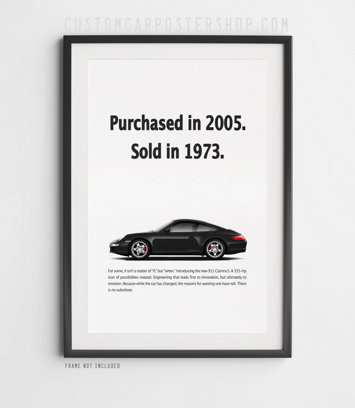 Porsche 911 C2S (997) Print Ad - Sold in 1973