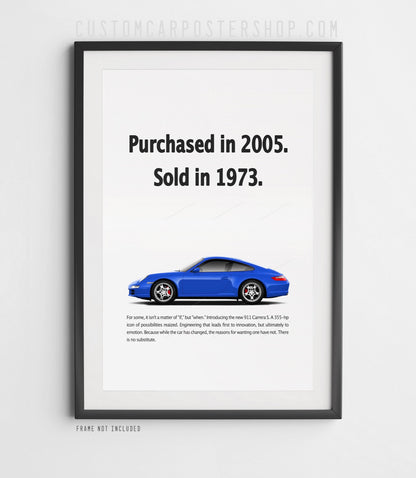 Porsche 911 C2S (997) Print Ad - Sold in 1973