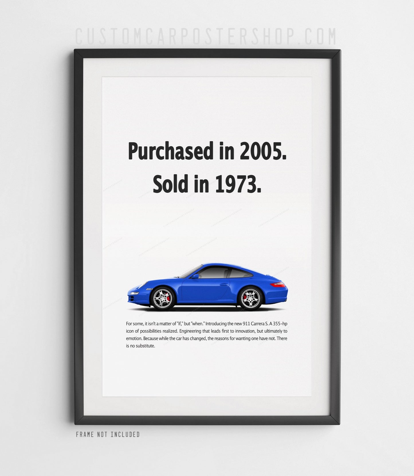 Porsche 911 C2S (997) Print Ad - Sold in 1973