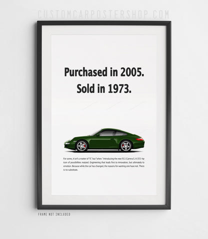 Porsche 911 C2S (997) Print Ad - Sold in 1973