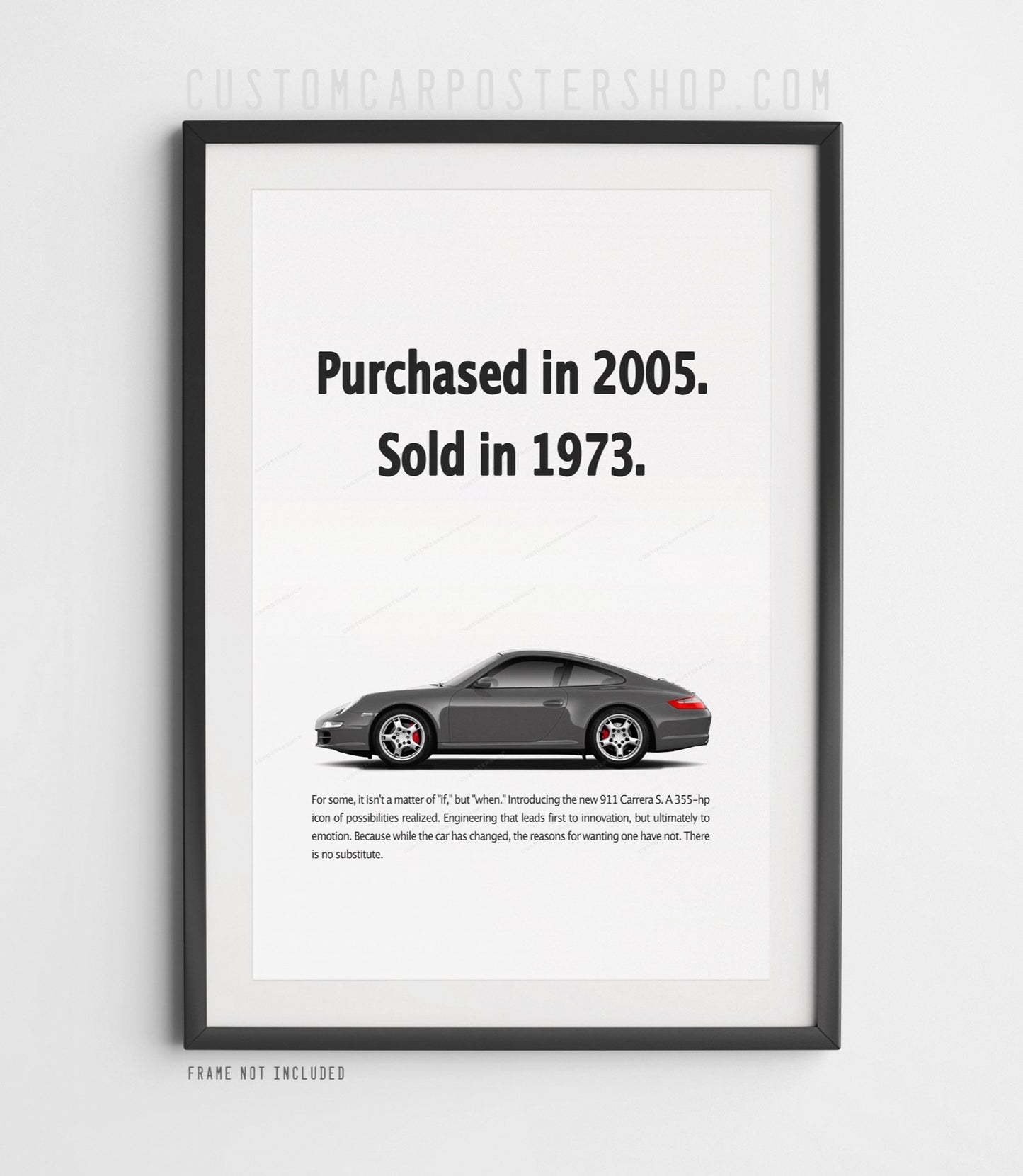 Porsche 911 C2S (997) Print Ad - Sold in 1973