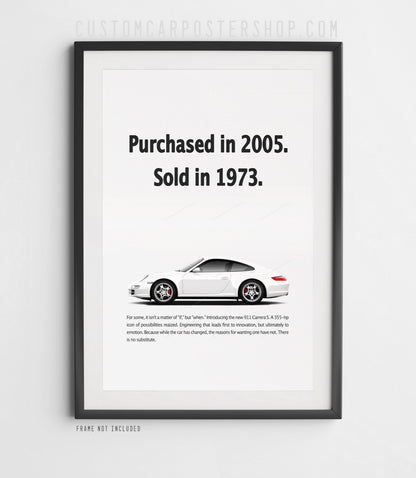 Porsche 911 C2S (997) Print Ad - Sold in 1973