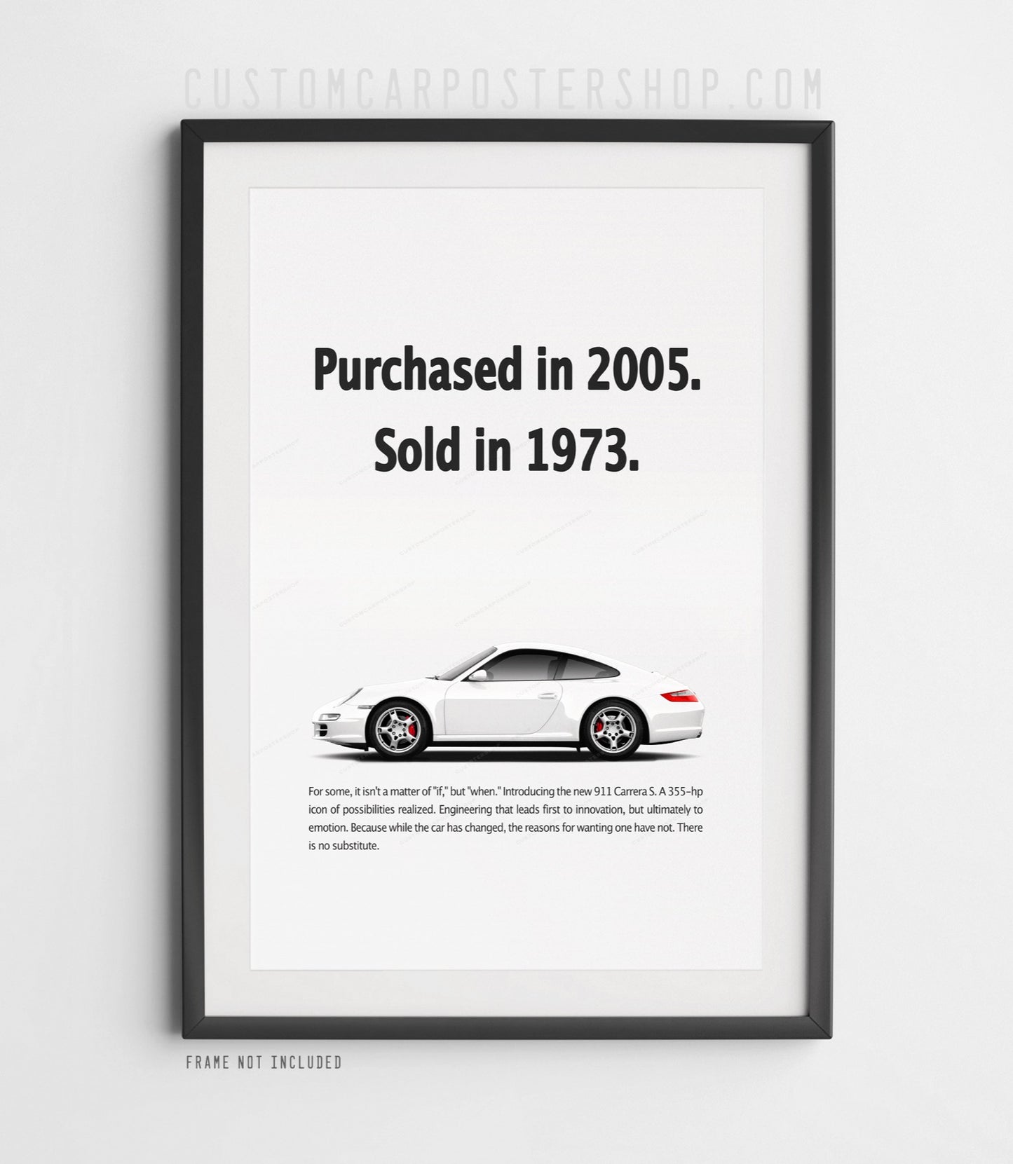 Porsche 911 C2S (997) Print Ad - Sold in 1973