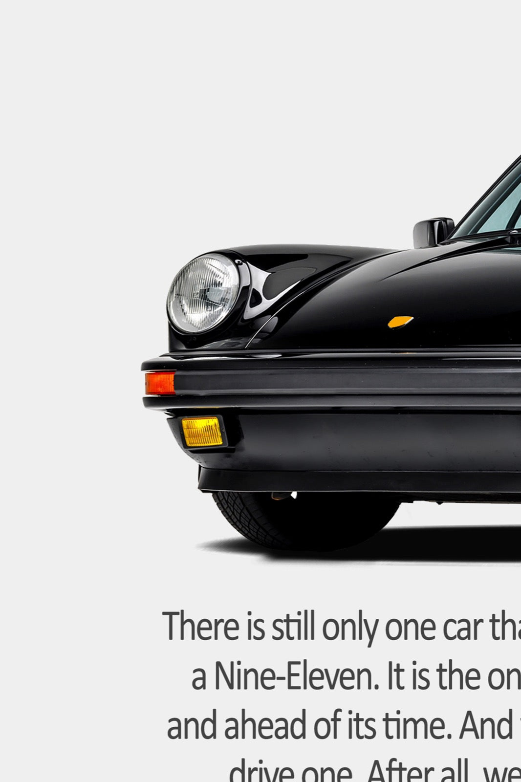 Porsche 911 Retro Print Ad - Grow Up Dream