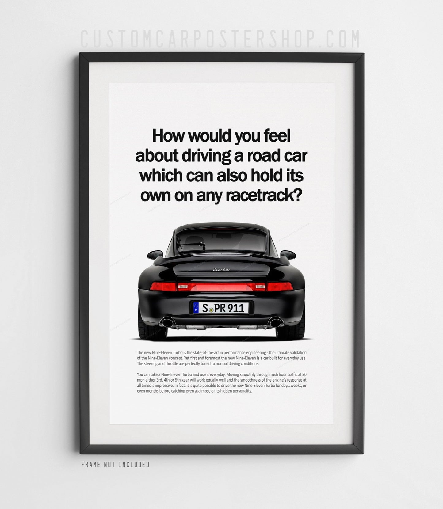 Porsche 911 Turbo (993) Vintage Ad - Road Car
