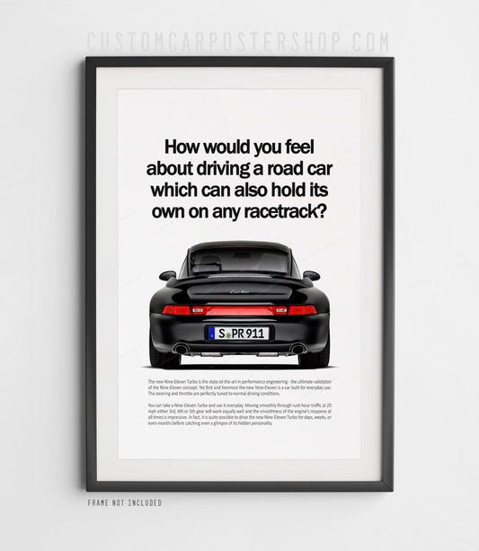 Porsche 911 Turbo (993) Vintage Ad - Road Car