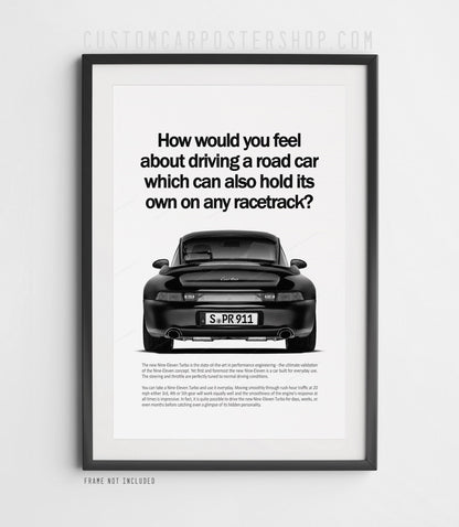 Porsche 911 Turbo (993) Vintage Ad - Road Car