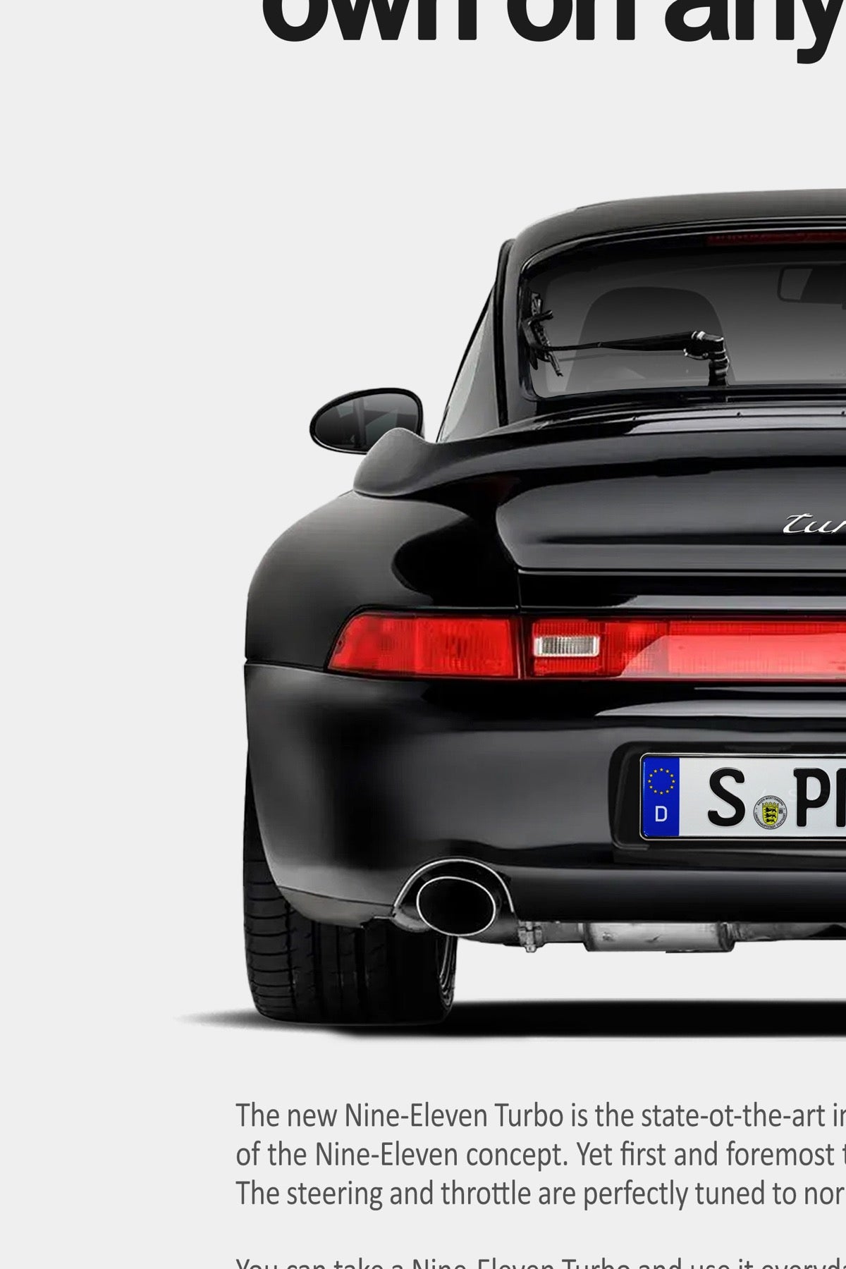 Porsche 911 Turbo (993) Vintage Ad - Road Car
