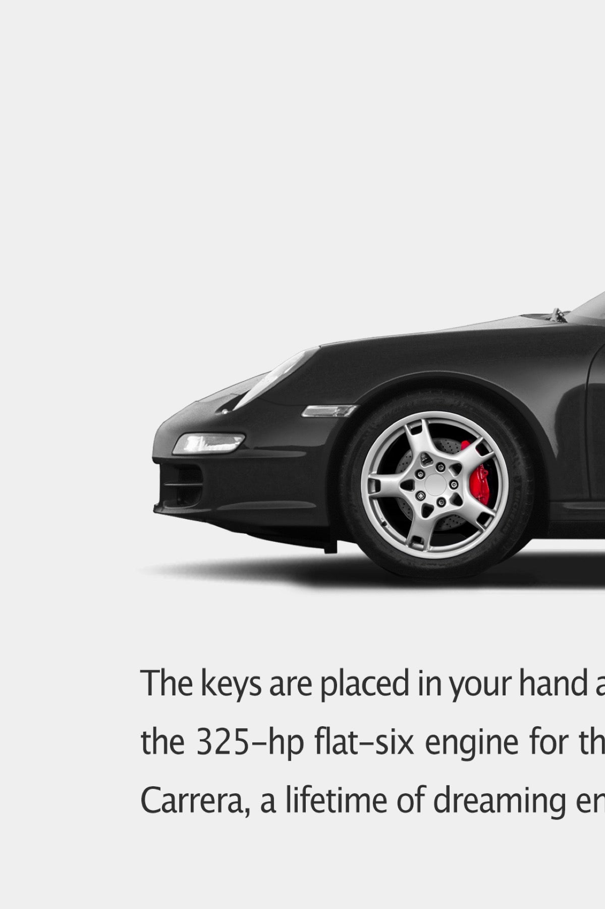 Porsche 911 Carrera (997) Print Ad - Take Delivery of You