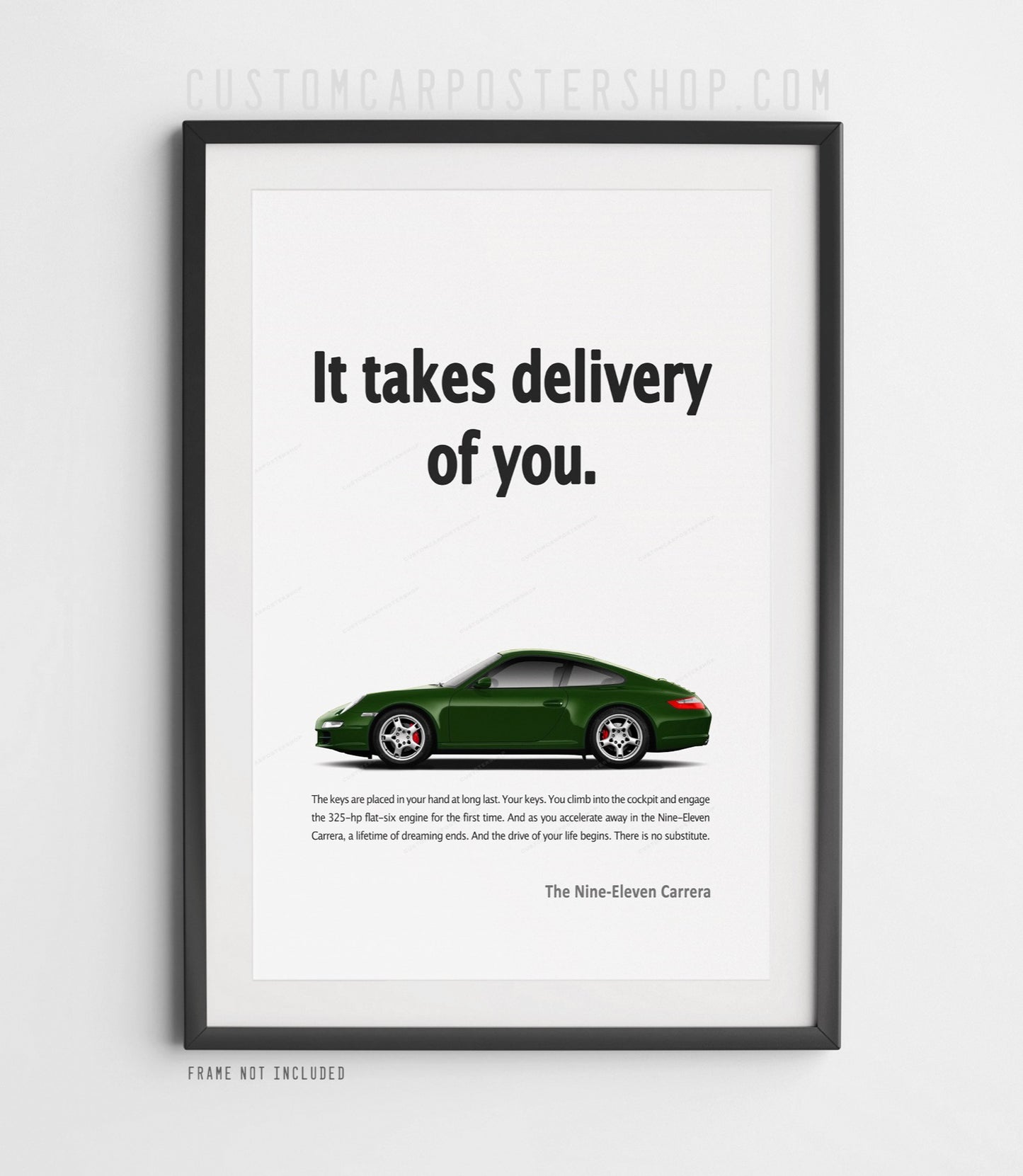 Porsche 911 Carrera (997) Print Ad - Take Delivery of You
