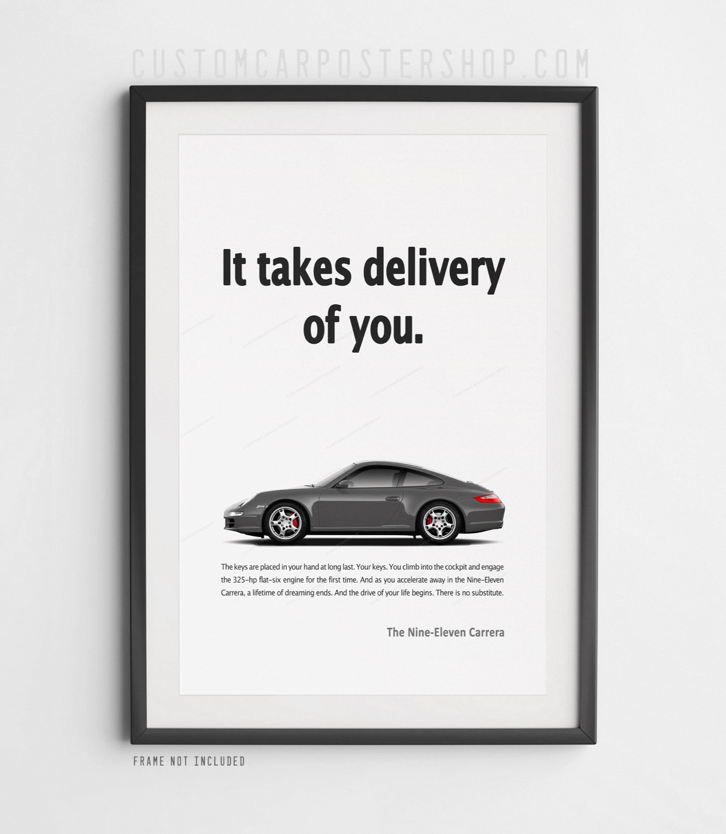 Porsche 911 Carrera (997) Print Ad - Take Delivery of You