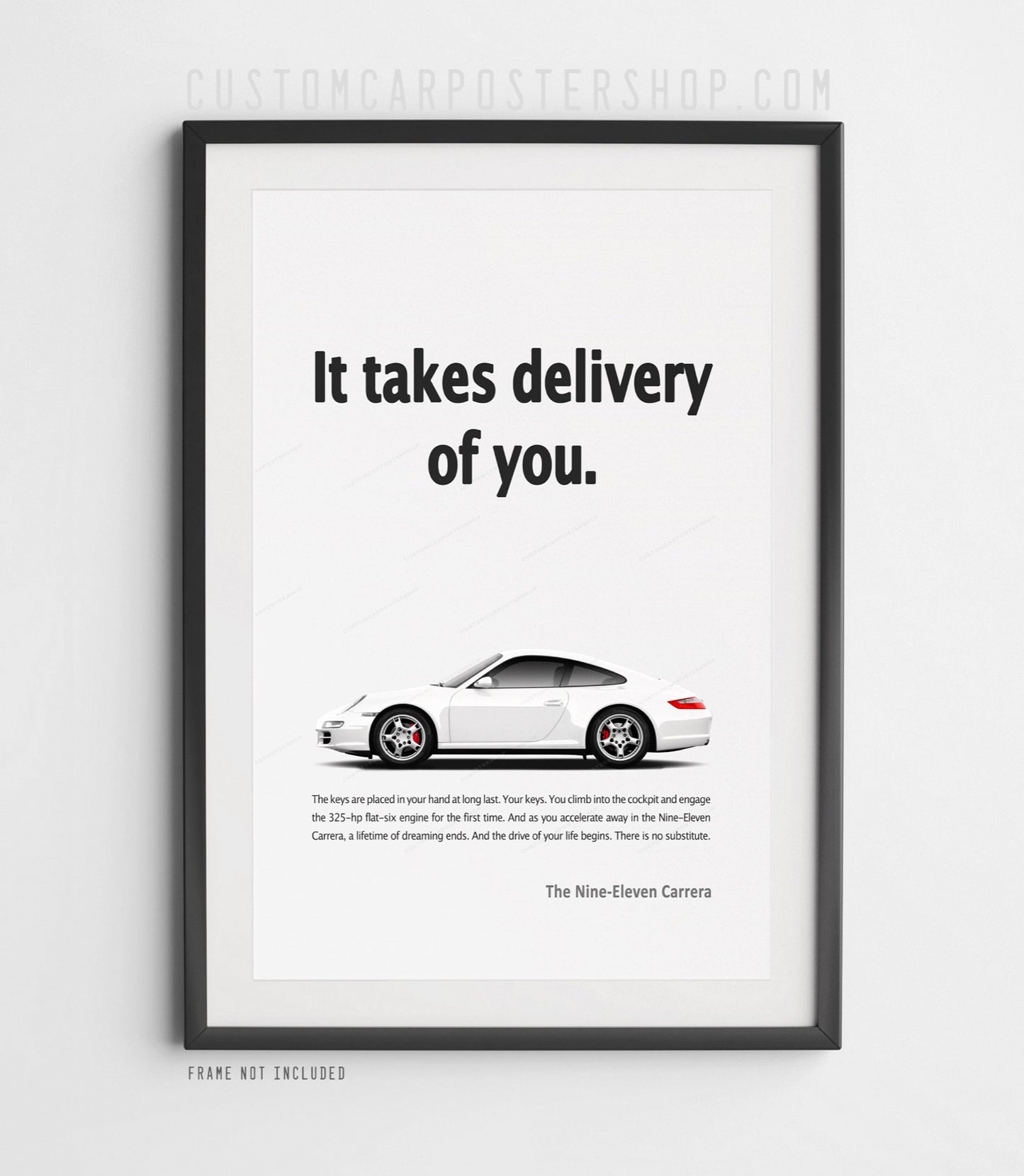 Porsche 911 Carrera (997) Print Ad - Take Delivery of You