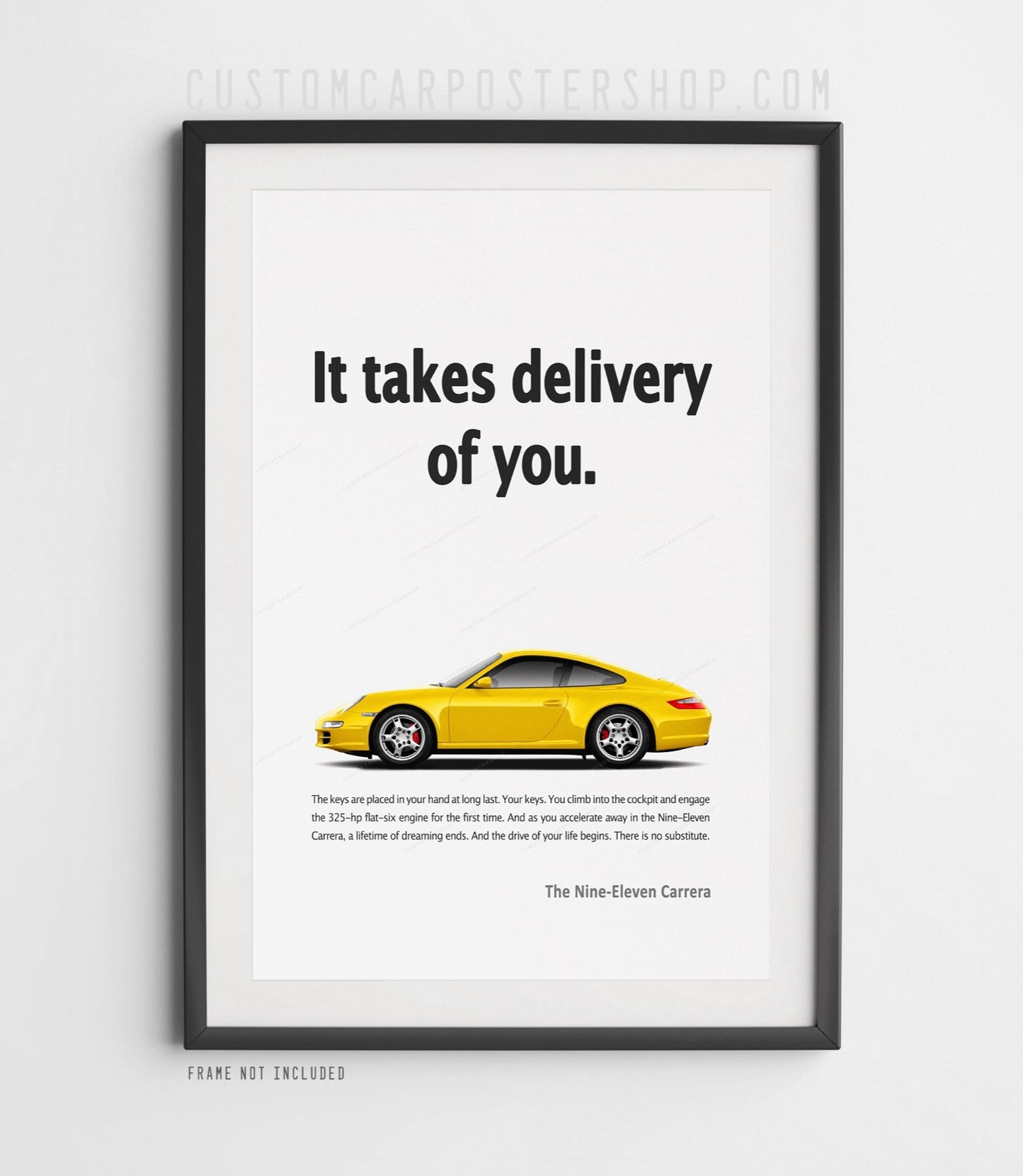 Porsche 911 Carrera (997) Print Ad - Take Delivery of You