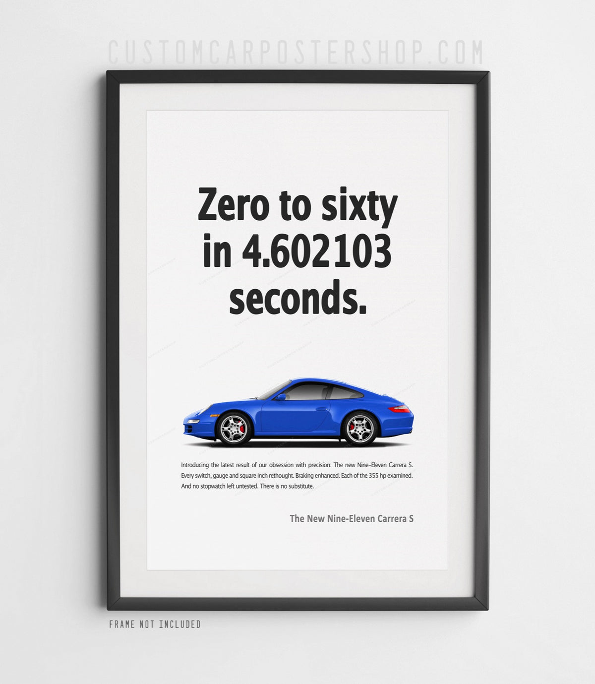 Porsche 911 Carrera S (997) Print Ad - Zero to Sixty