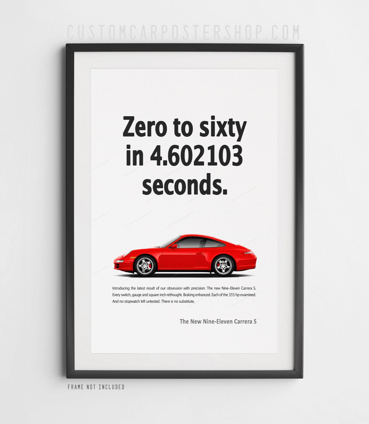 Porsche 911 Carrera S (997) Print Ad - Zero to Sixty