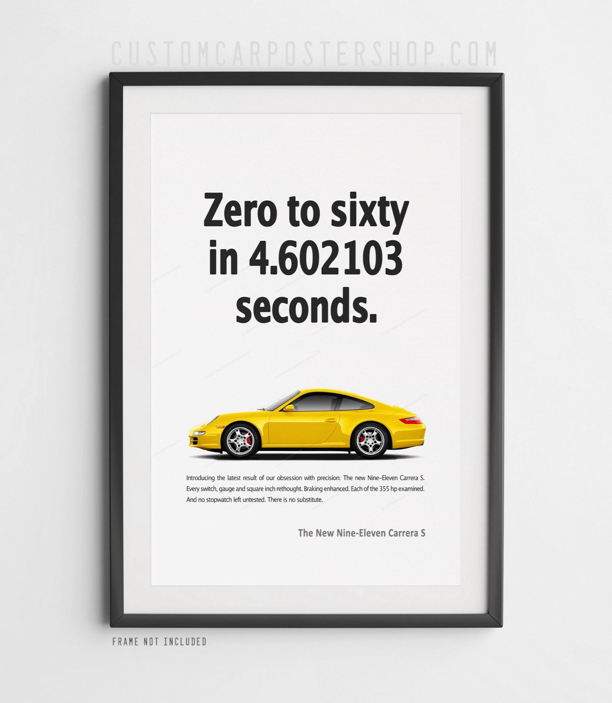 Porsche 911 Carrera S (997) Print Ad - Zero to Sixty
