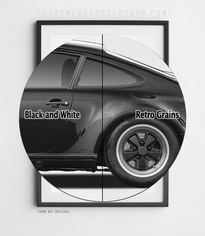 Porsche 964 Turbo Vintage Ad - Roll Down Window