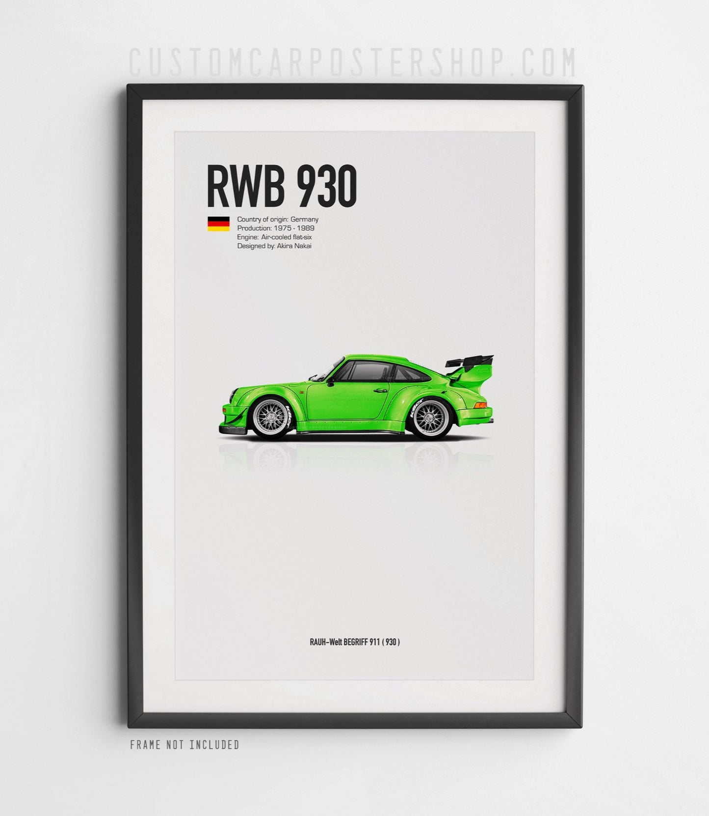 RWB Porsche 930 Poster