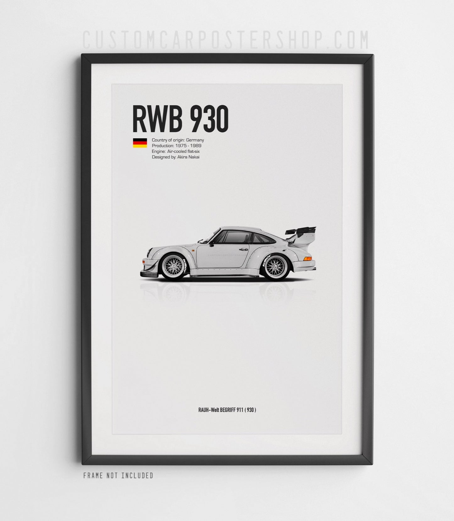 RWB Porsche 930 Poster