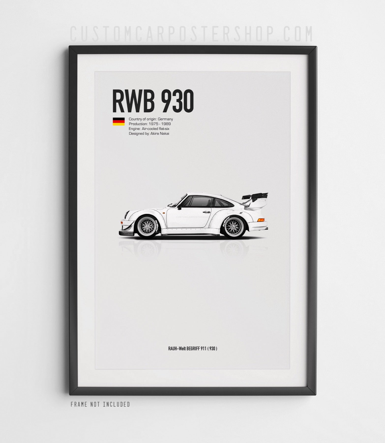 RWB Porsche 930 Poster