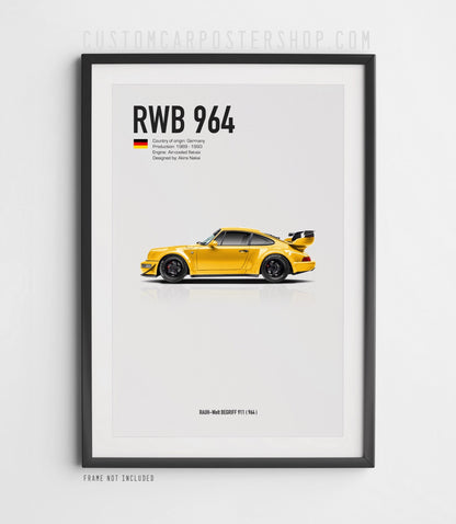 RWB Porsche 964 Poster