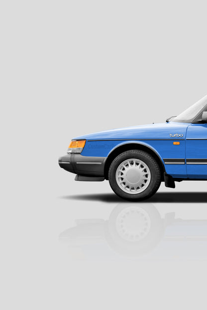 Saab 900 Cabriolet Turbo Coupe Poster