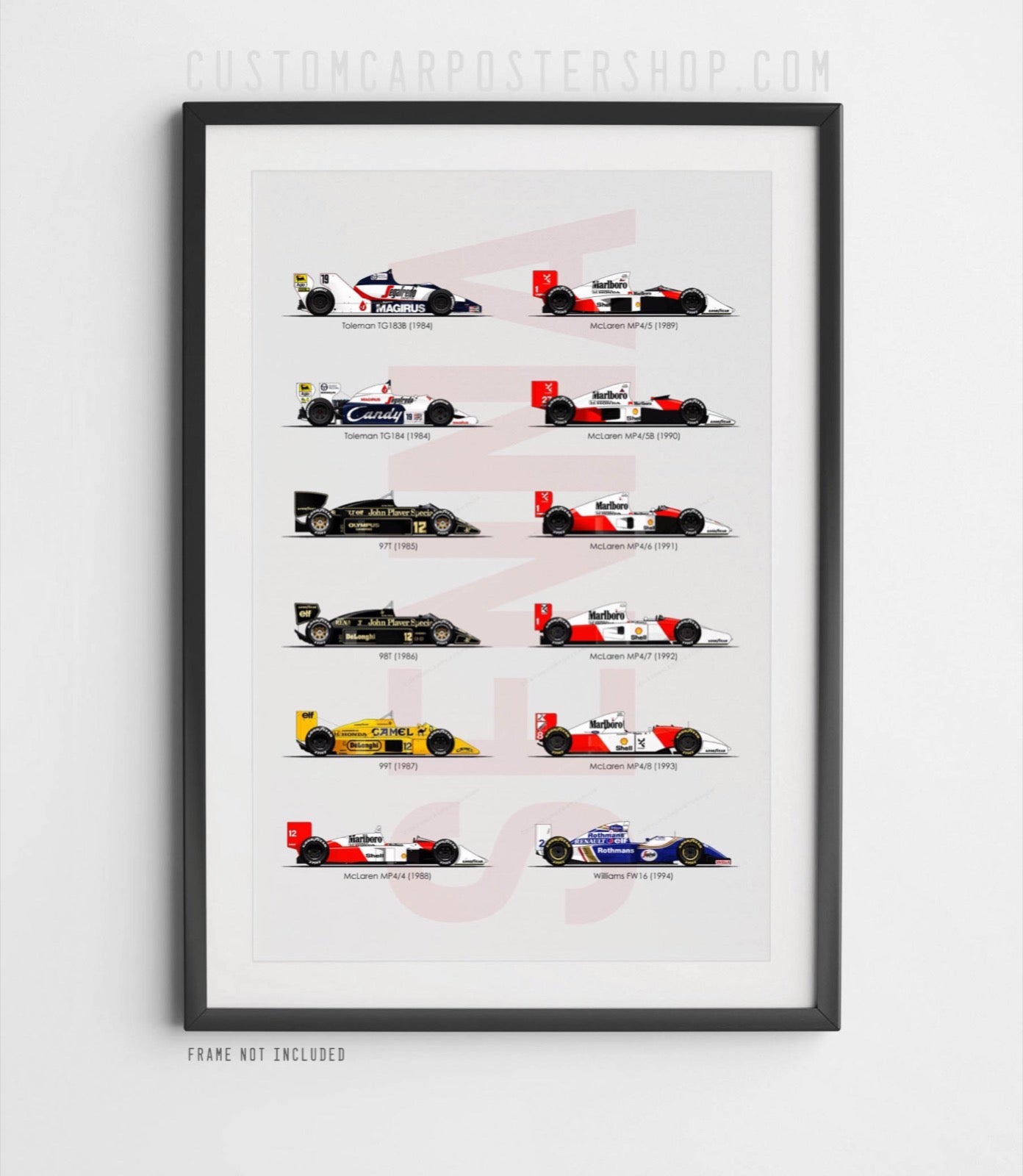 Ayrton Senna F1 Cars Tribute - (Lotus, Toleman, McLaren, Williams)