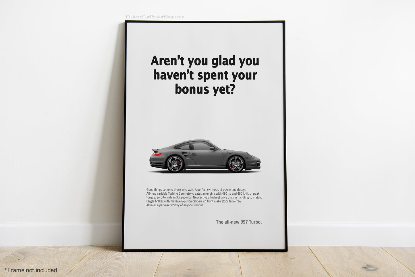 Porsche 911 (997) Turbo Vintage Porsche Ads - Spent Your Bonus