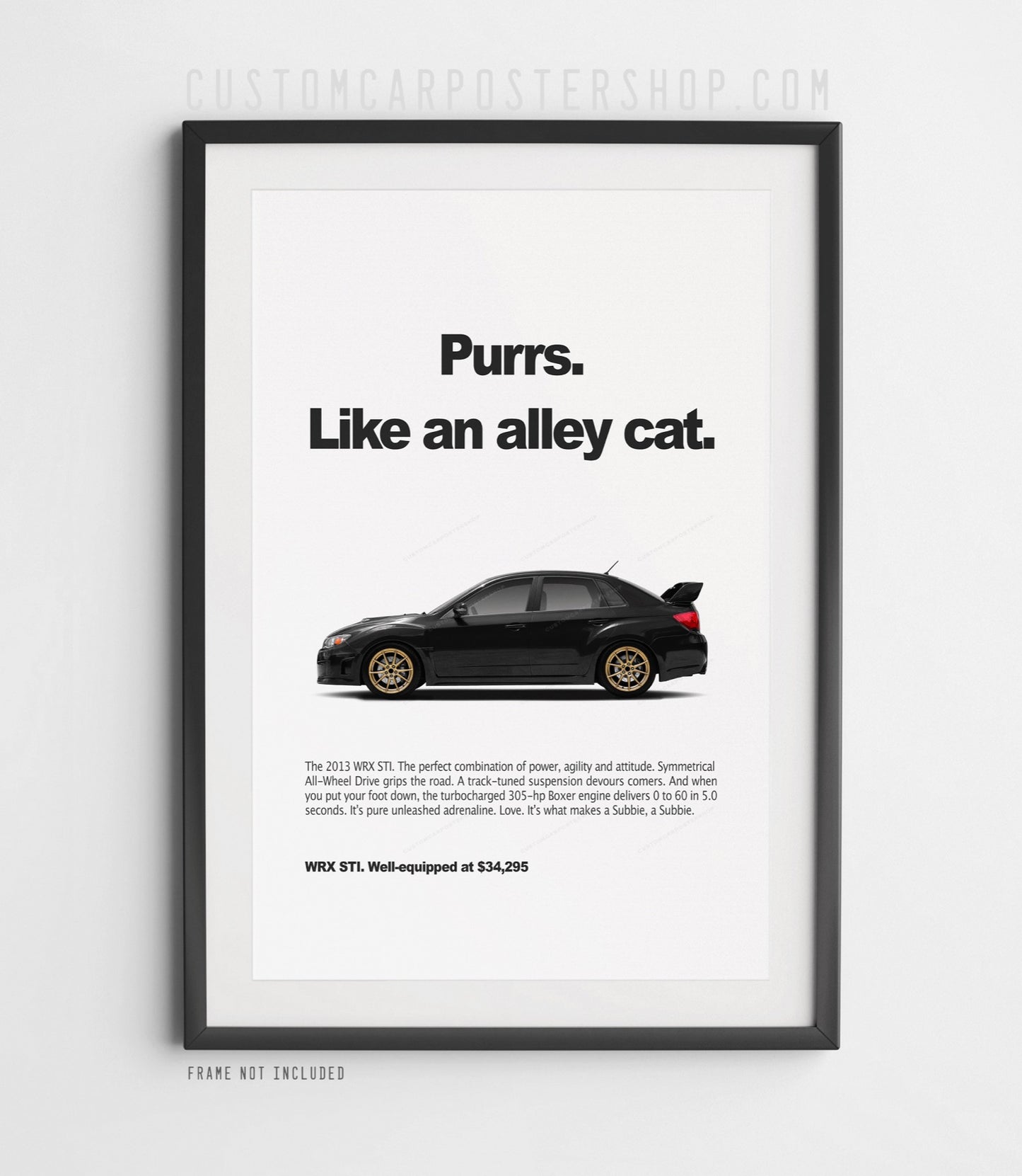 Subaru Impreza WRX STi Print Ad - Alley Cat