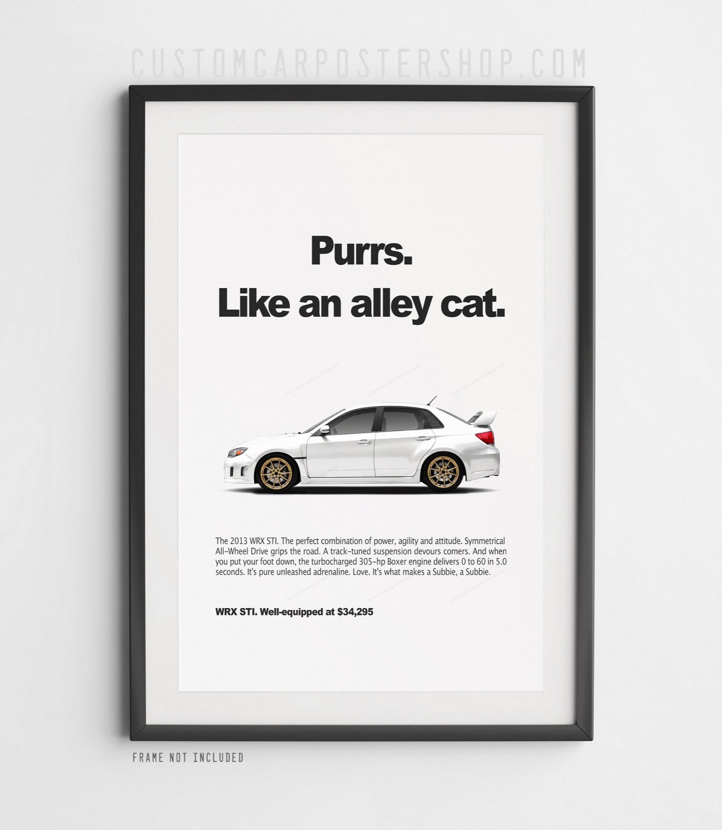 Subaru Impreza WRX STi Print Ad - Alley Cat