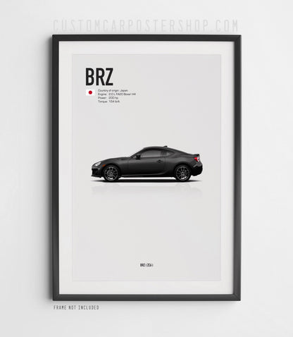 Subaru BRZ (ZC6) Poster