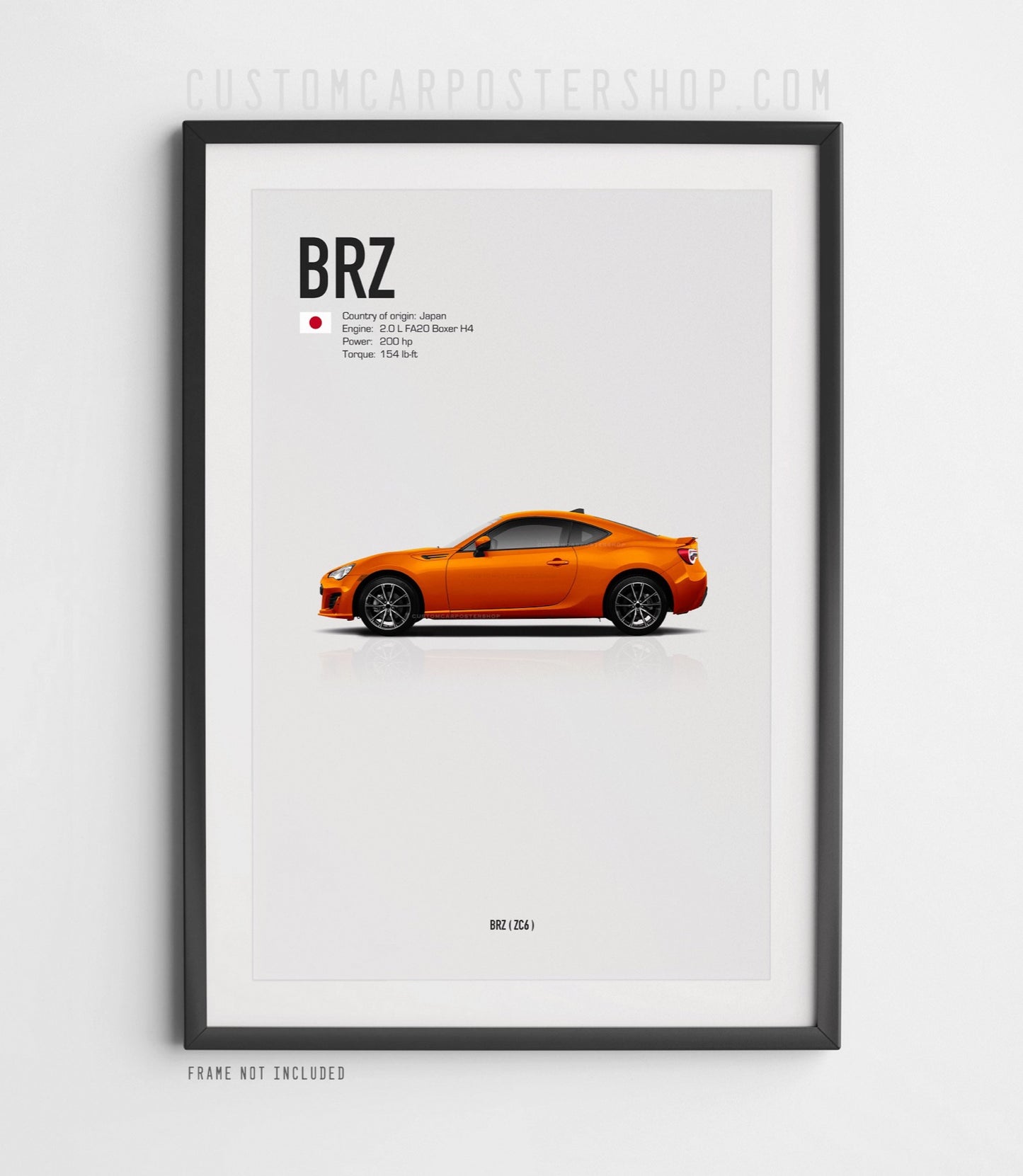 Subaru BRZ (ZC6) Poster