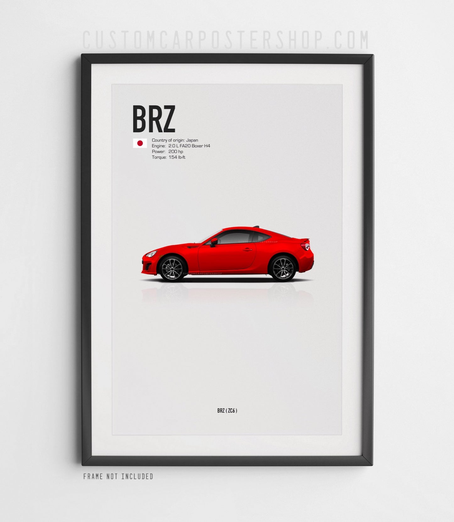 Subaru BRZ (ZC6) Poster