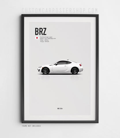 Subaru BRZ (ZC6) Poster