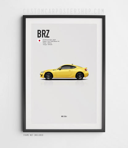 Subaru BRZ (ZC6) Poster