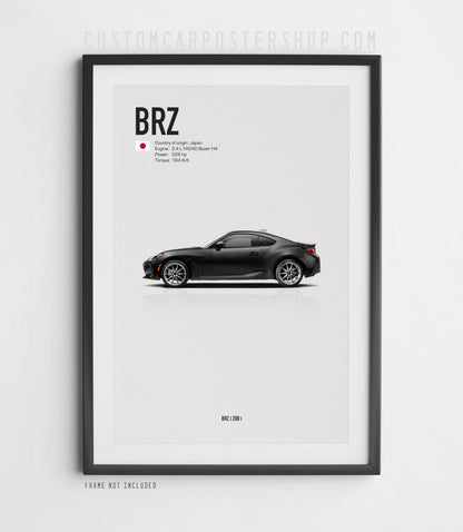 Subaru BRZ (ZD8) Poster