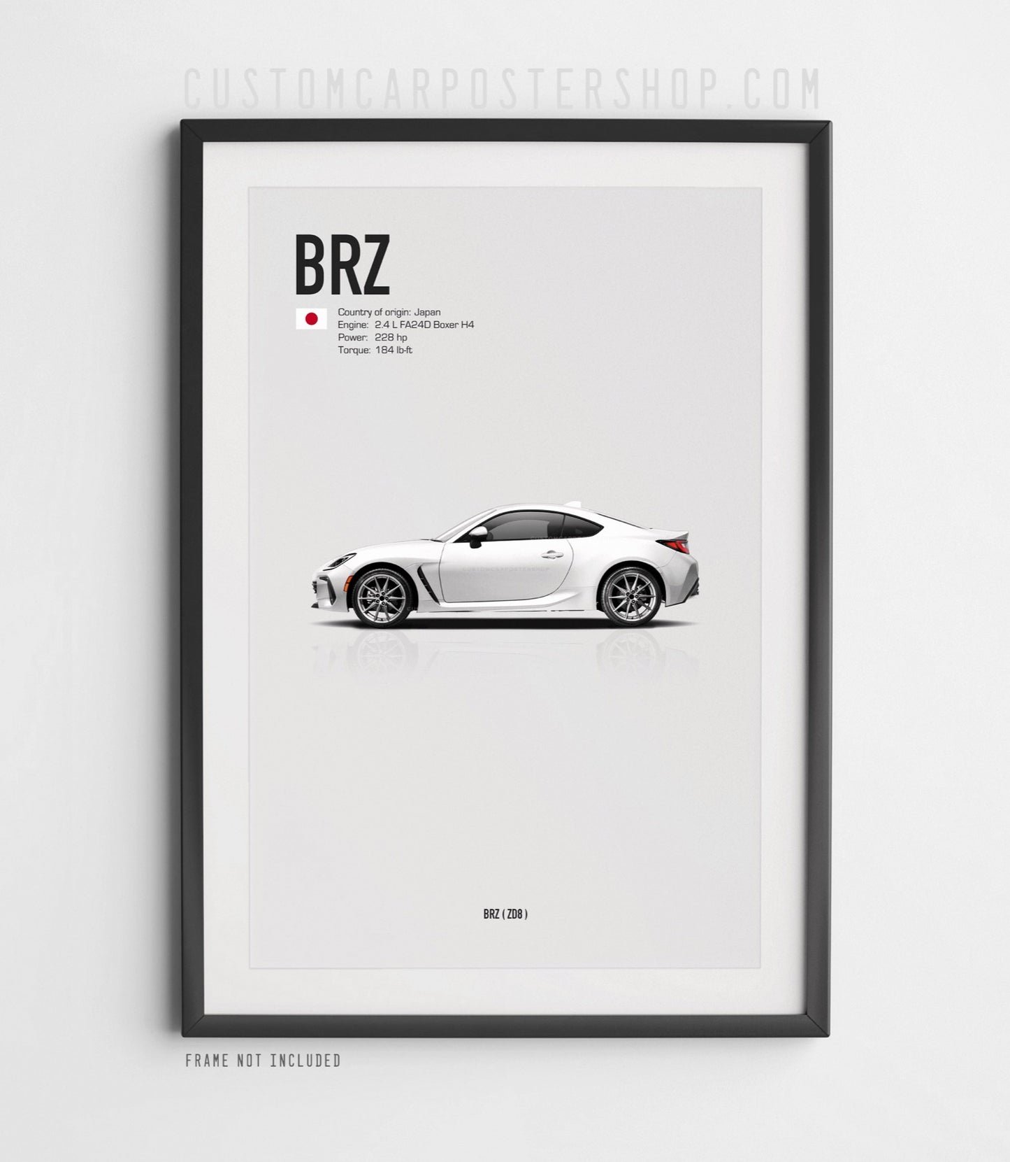 Subaru BRZ (ZD8) Poster