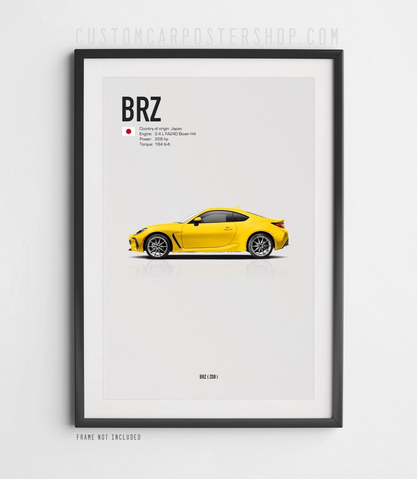 Subaru BRZ (ZD8) Poster