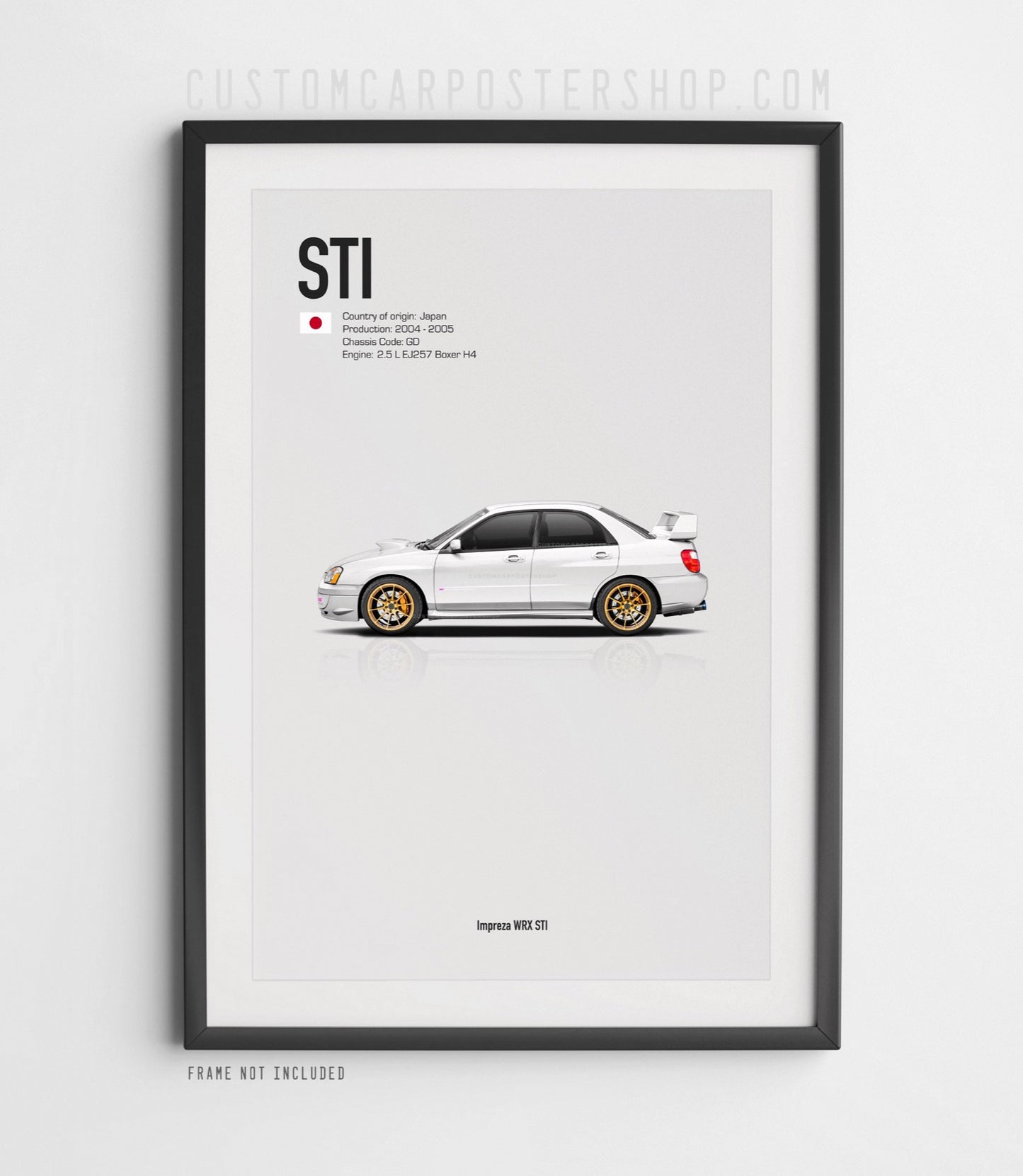 Subaru Impreza WRX STi (2nd Gen) Poster