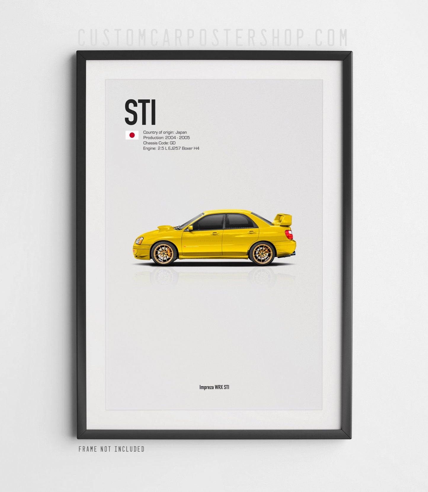 Subaru Impreza WRX STi (2nd Gen) Poster