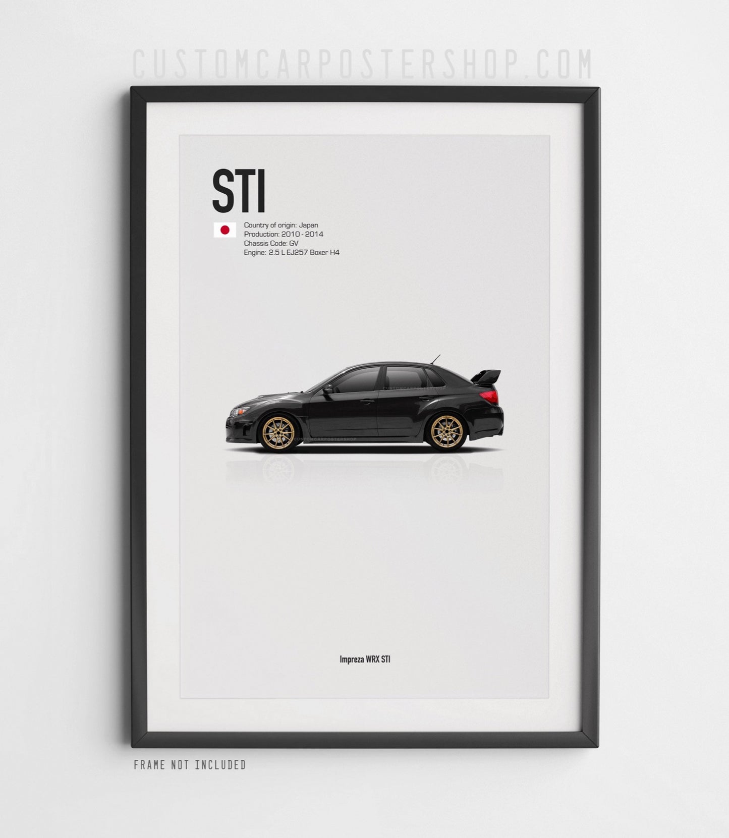 Subaru Impreza WRX STi (3rd Gen) Poster