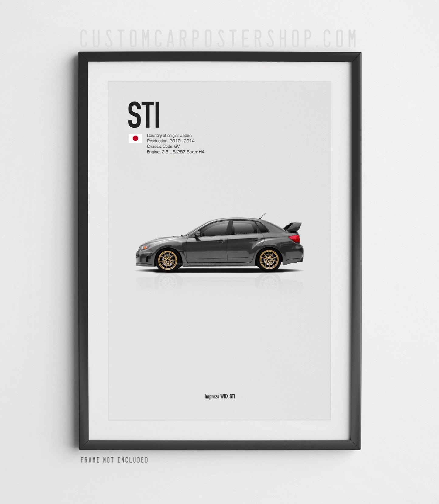 Subaru Impreza WRX STi (3rd Gen) Poster