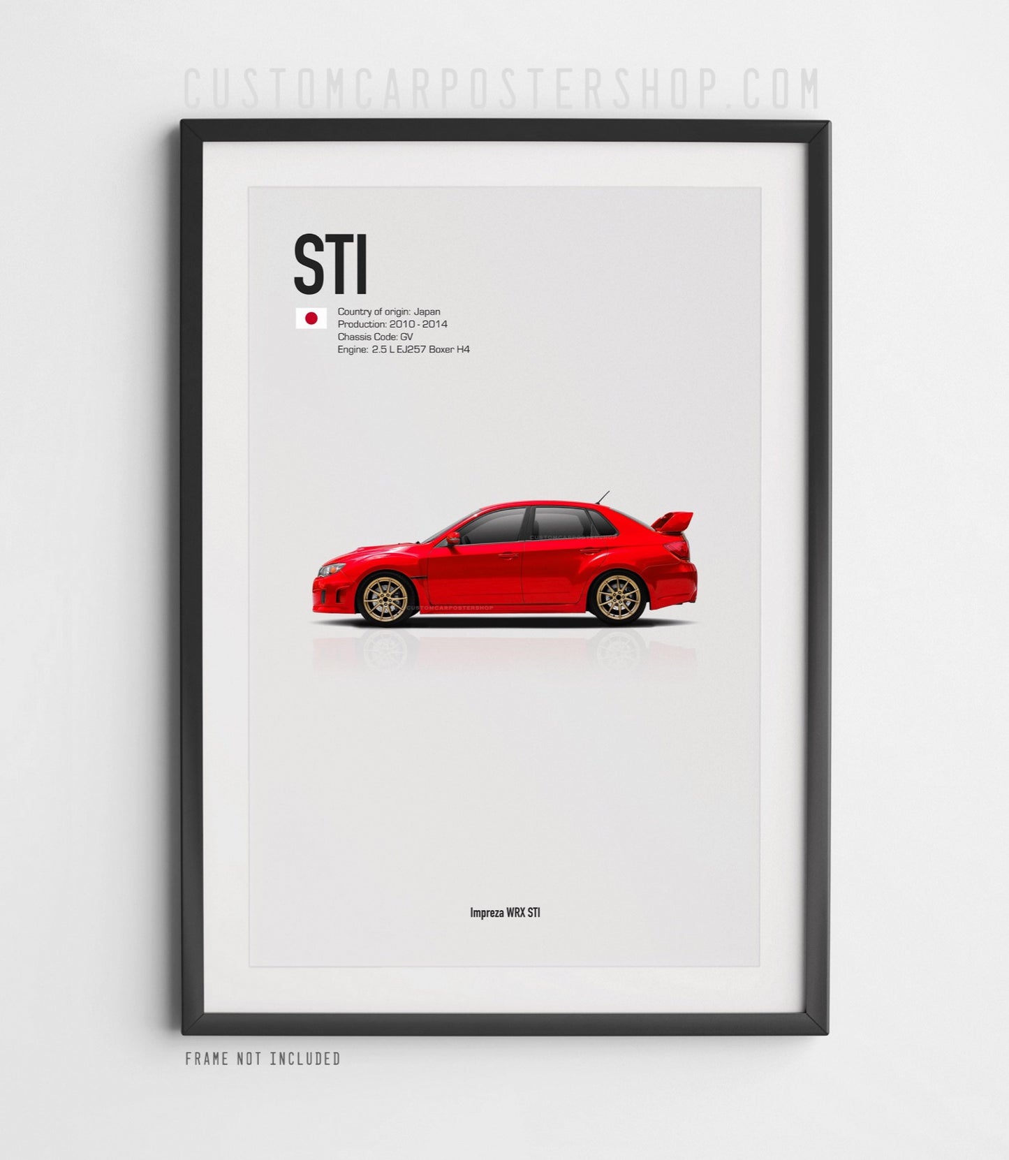 Subaru Impreza WRX STi (3rd Gen) Poster