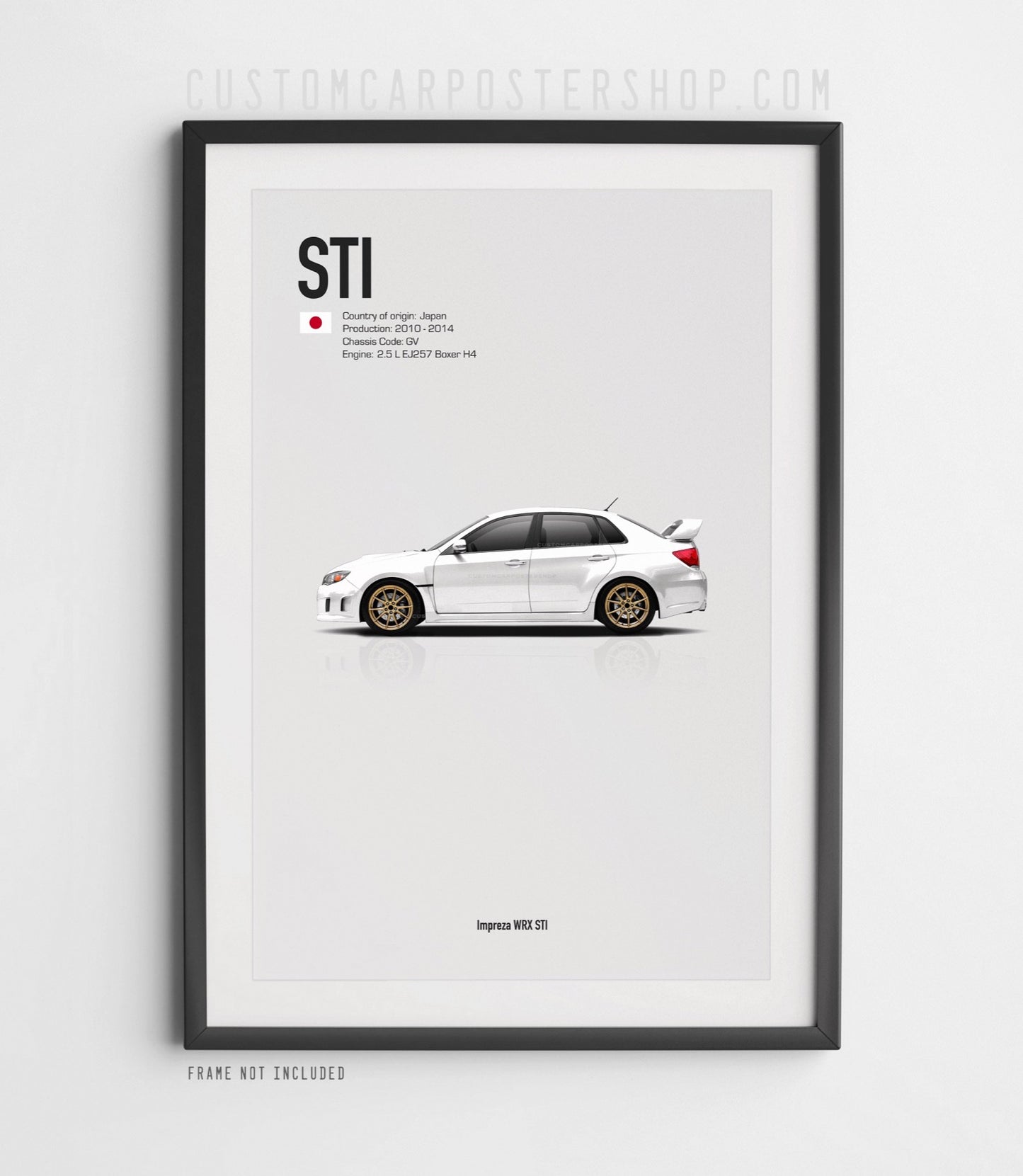 Subaru Impreza WRX STi (3rd Gen) Poster