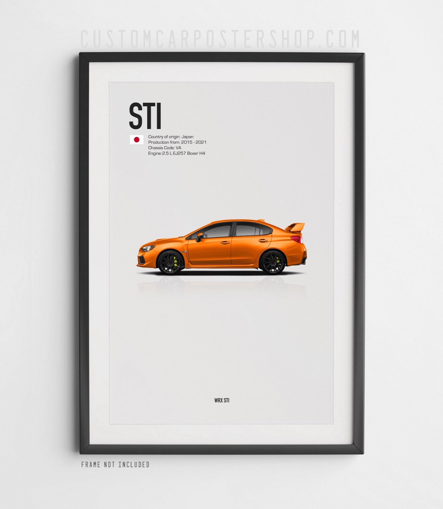 Subaru WRX STi (VA) Poster