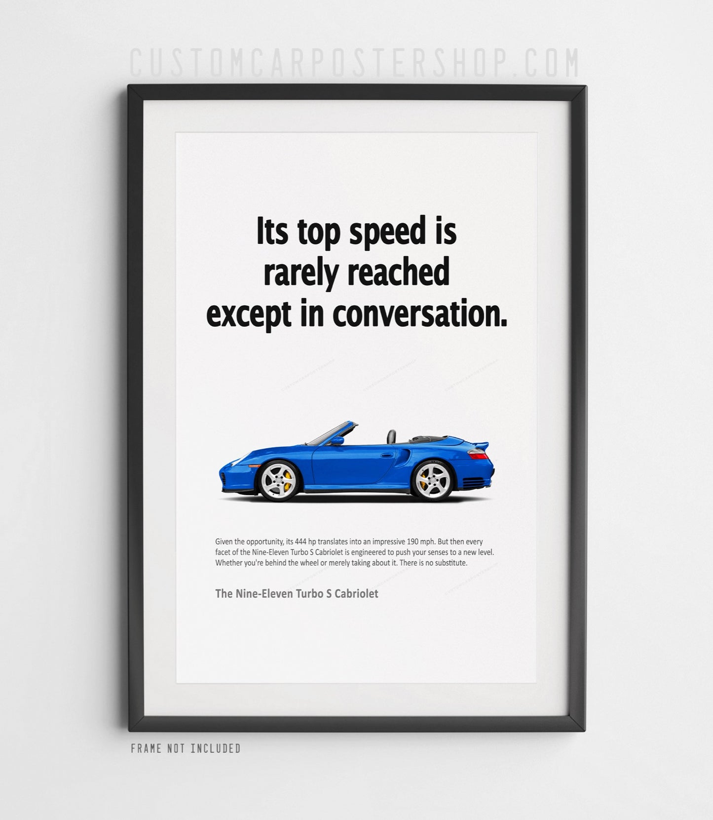 Porsche 911 (996) Turbo S Cabriolet Vintage Ad - Top Speed Conversation